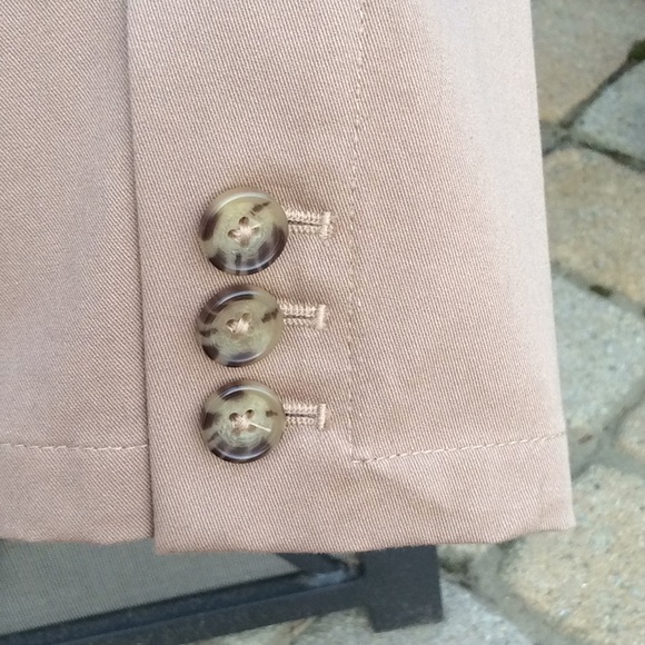 VTG Tan Lord & Taylor 1990’s Sprint Cotton Jacket Size 8 NWOT - Picture 6 of 7